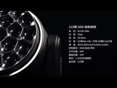 Foco móvil LED con zoom de ojo 1940 B