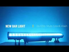 Luminaria de pared LED de 24*12leds, PFC, impermeable, para iluminación de fachadas exteriores