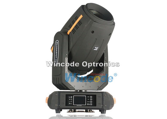 Un buen precio. 3 en 1 haz de luz de cabeza móvil Gobo Zoom 0%-100% lineal con niebla con pantalla LCD en línea