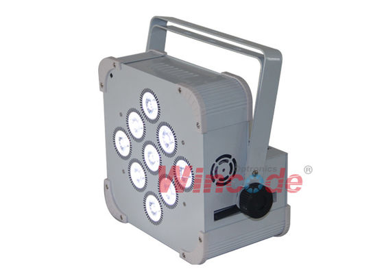 Un buen precio. RGB Tres en uno Iluminación de escenario con batería 9 × 6W LED inalámbrica para discoteca en línea