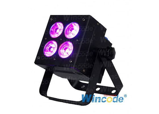 Un buen precio. 4×18W RGBLWA + UV 7 en 1 luz LED Par, luz LED de par plana, luz LED para eventos de DJ de bodas en línea
