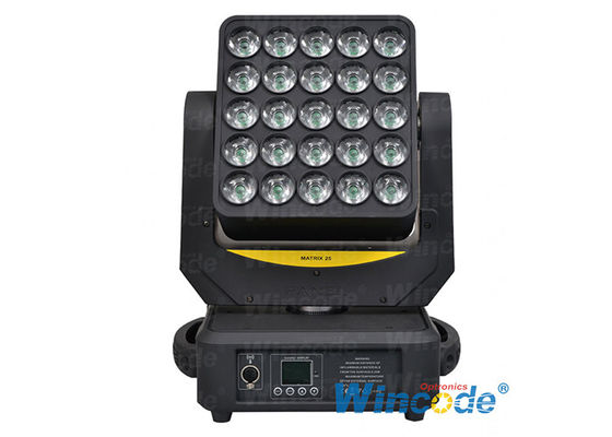 Un buen precio. Control individual Led Moving Head Light 25 * 12W Efectos gráficos con motores de 3 fases en línea