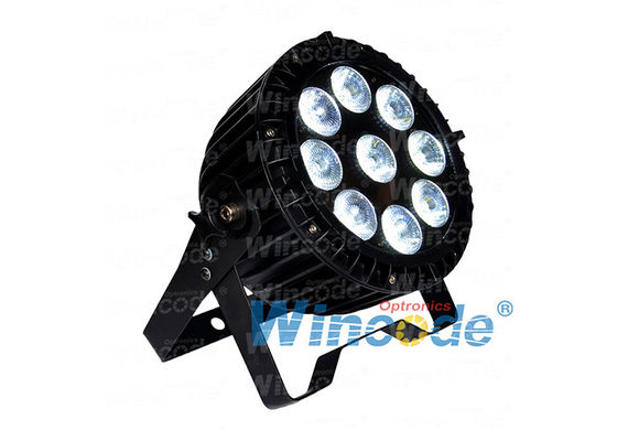 Un buen precio. LED Par 64 latas resistente al agua IP65, 9 * 10W LED Par Luz de escenario RGBW 4 In1 en línea
