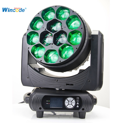 Un buen precio. 12×40W LED Moving Head Light con Zoom Pixel Función Efectos de lavado de haz en línea