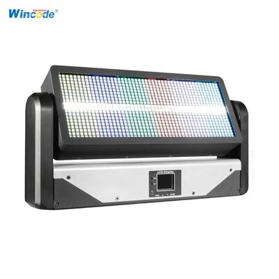 Un buen precio. 12 Segmentos DMX Moving Head Strobe 12+12 Fase RGB+W LED Strobe Light 400W Strobe para concierto Espectáculo Escenario de fondo online