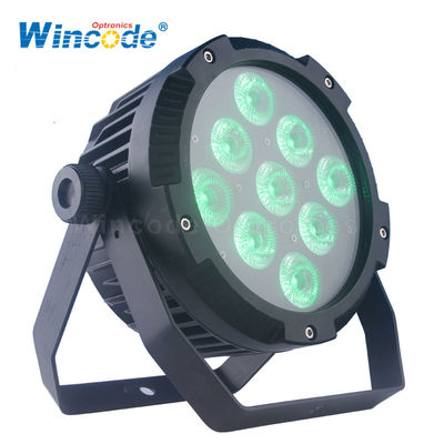 Un buen precio. 9*18W 6 en 1 Luzes de escenario de color con batería para eventos / bodas en línea