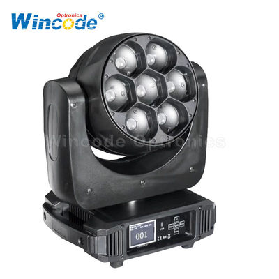 Un buen precio. 7 × 40W LED Moving Head Light con Zoom Pixel Función Efectos de lavado de haz en línea