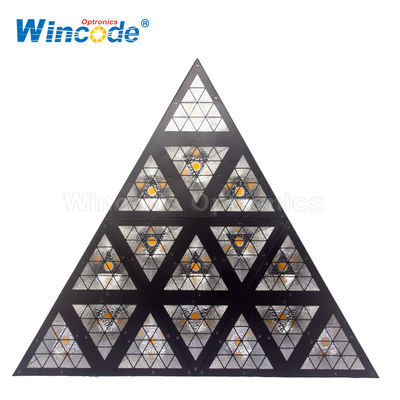 Un buen precio. 35cm Triángulo Retro LED Efecto de luz De fondo Decoración de techo en línea