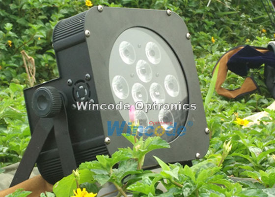 Un buen precio. Cuerpo de placa de metal Iluminación de escenario alimentada por batería con controlador Dmx de 9 canales en línea