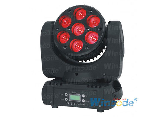 Un buen precio. Luz de discoteca de cabeza móvil 7pcs × 10 Watt, iluminación de escenario profesional con ángulo de haz de 8 ° en línea