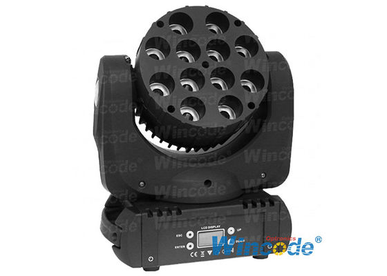 Un buen precio. Super brillante luz LED de cabeza móvil para espectáculos de escenario 12 * 10W CREE RGBW Cuatro en uno en línea