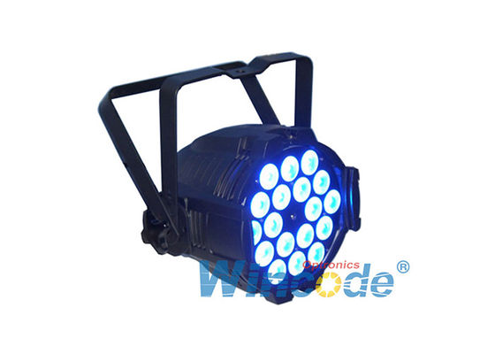 Un buen precio. 4 / 7 canales LED Par 64 para bodas, iluminación de escenario profesional 18 × 10W en línea