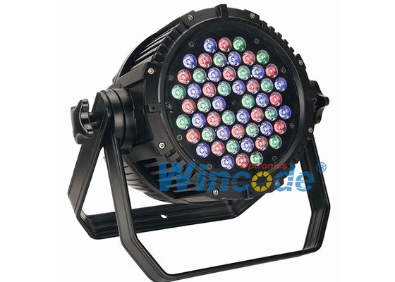Un buen precio. Control independiente Led Par 54 × 3W RGBW Impermeable, Luz de escenario profesional 8 canales en línea