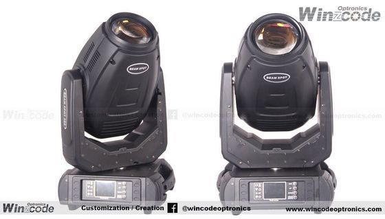Un buen precio. 3 Fase Motor Disco DJ Beam Moving Head Light con soportes de caja de vuelo y cuerda de seguridad en línea