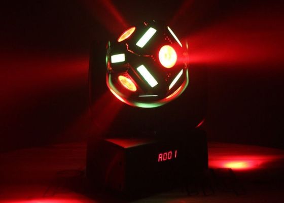 Un buen precio. 6 x 12 Watt LED RGBW Snake Eyes Mini Multi-beam LED Moving Head Disco Light para la fiesta en línea
