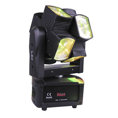 Un buen precio. Música baile doble rueda de rotación 10W luz de escenario LED para entretenimiento fiesta en línea