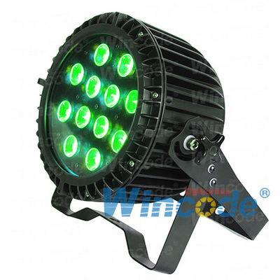 Un buen precio. 12*15 W 5 en 1 RGBWA Mini Flat LED Par Light Exterior IP65 60 ° Ángulo del haz en línea