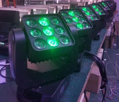 Un buen precio. 9*12W LED Mini Color Wash Moving Head Control de la dirección de pixel de cartografía Iluminación de escenario en línea