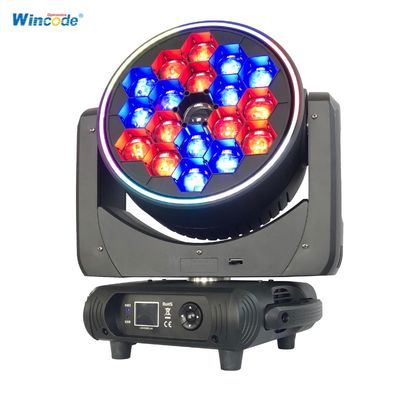 Un buen precio. K15 19x40W RGBW 4in1 LED Moving Head Light with 540° Pan Movement and Bee Eye Effects for Stage Lighting en línea